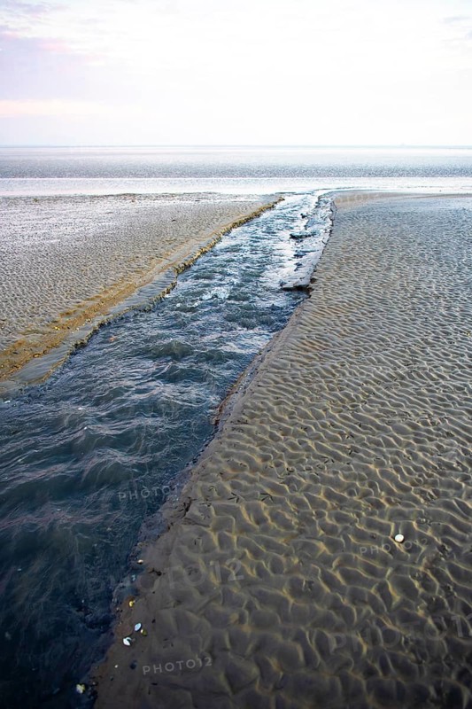 Sunrise in the Wadden Sea