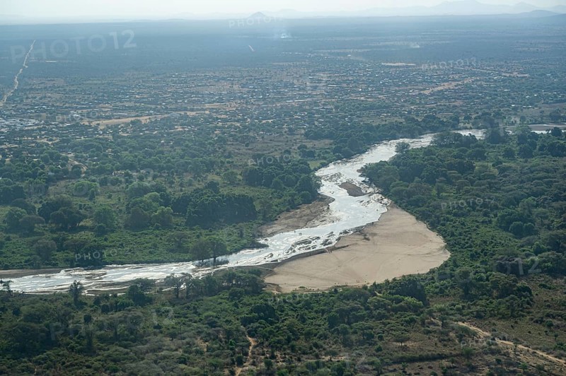 Aerial of Singaita river