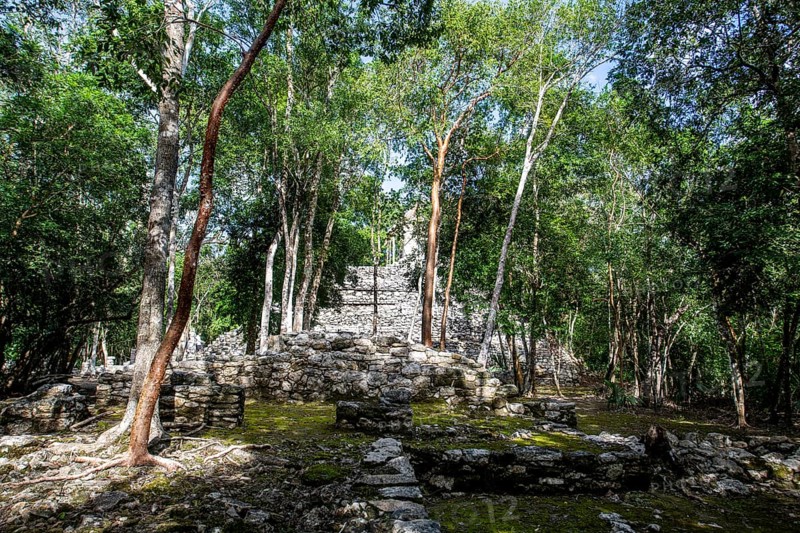 The archeological Maya site Coba