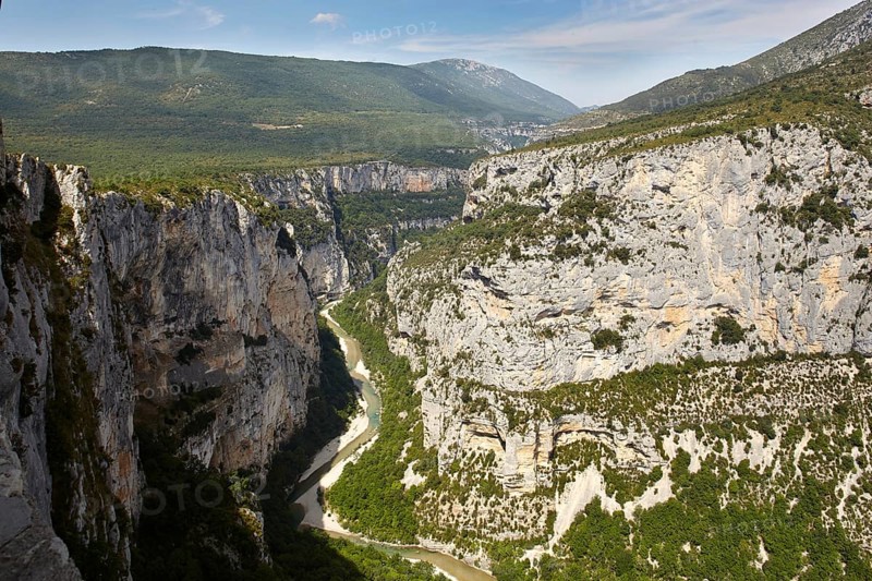 View of the Verdon Gorge