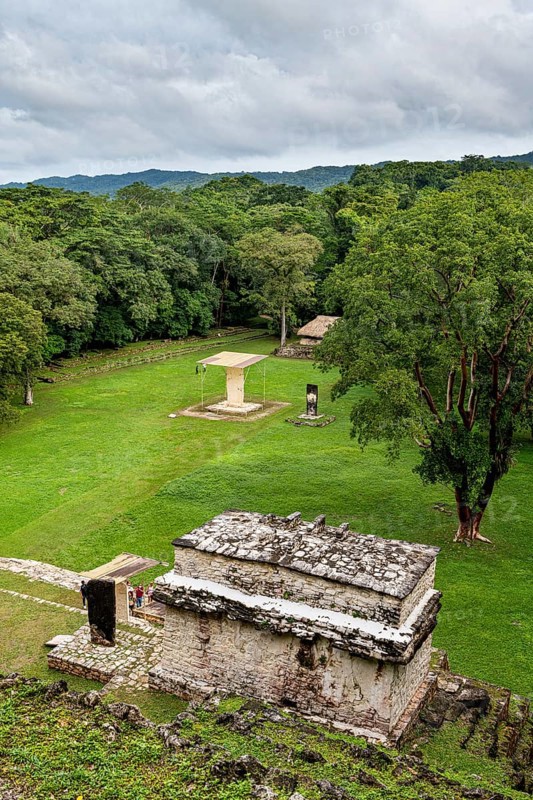 Ancient Maya archaeological site Bonampak
