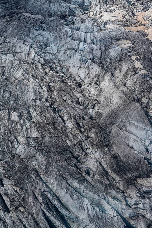 Close up of Little Matterhorn glacier
