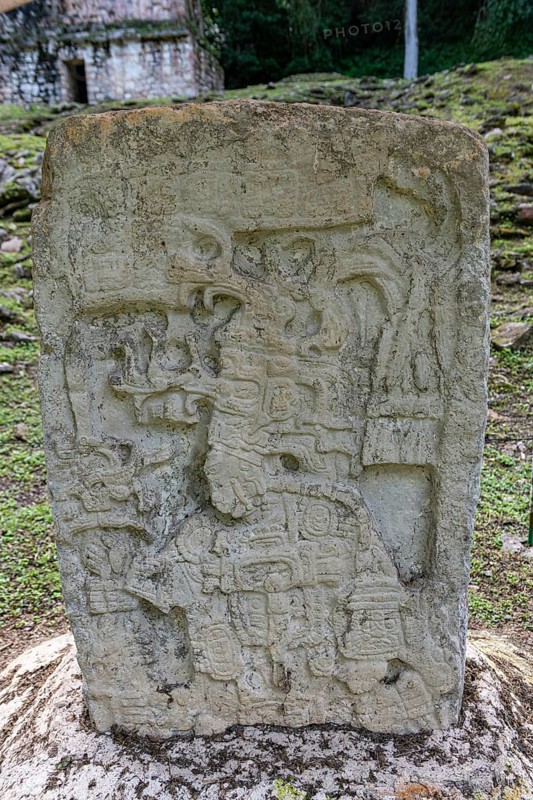 Archeological Maya site Yaxchilan in the jungle of Chiapas