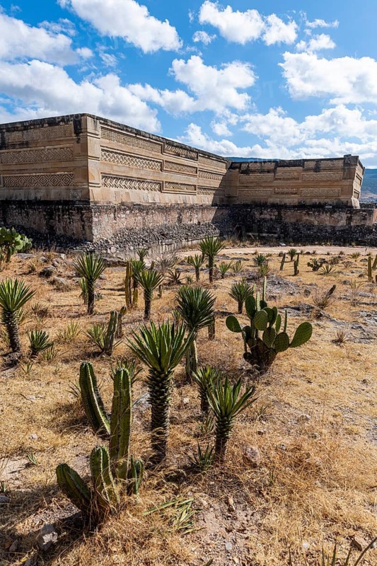 Mitla archeological site from the Zapotec culture