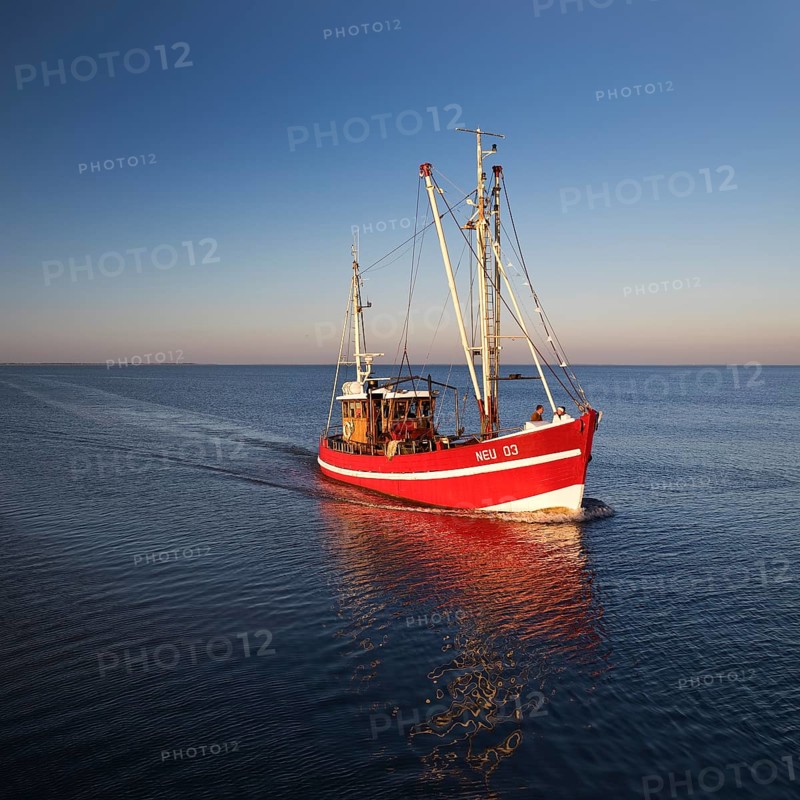 Crab cutter in the North Sea