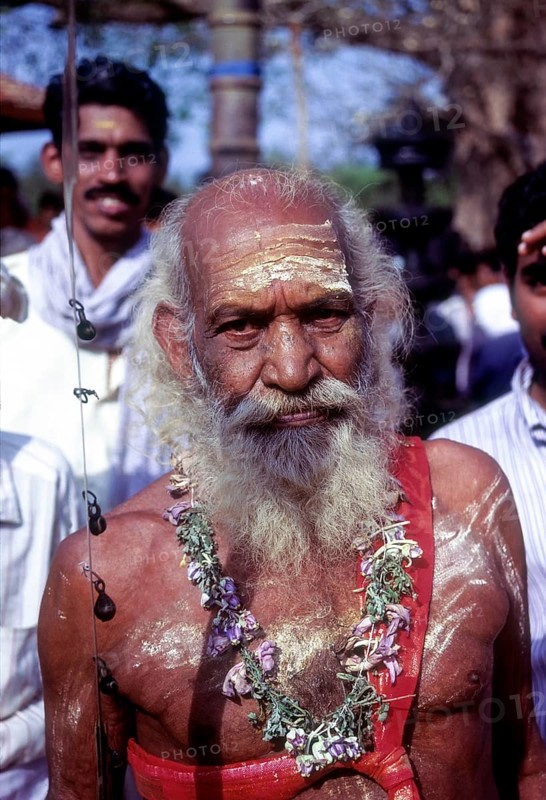Velichappad temple priest at Chinakathoor Pooram festivel near Palakkad Palghat