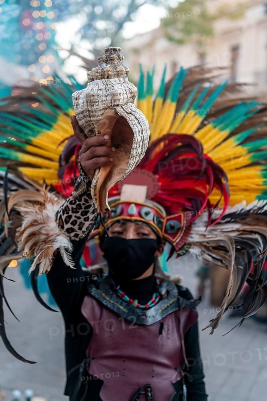 Tzotzil dancers performing for tourists