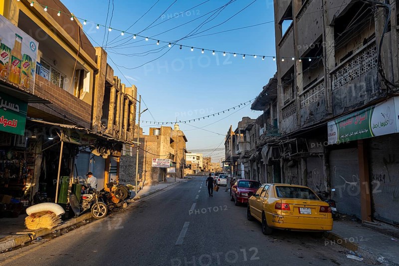 Destroyed houses from ISIS
