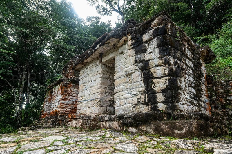 Ancient Maya archaeological site Bonampak