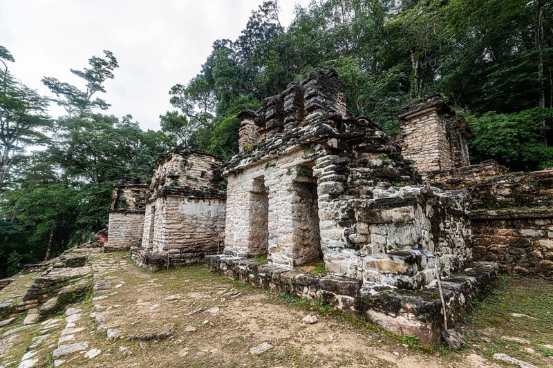 Ancient Maya archaeological site Bonampak