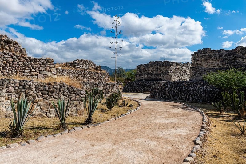 Mitla archeological site from the Zapotec culture