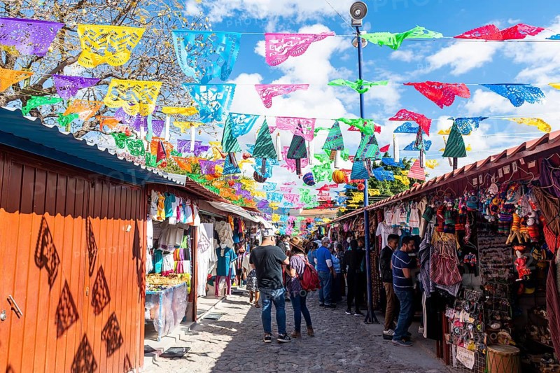 Souvenir stalls