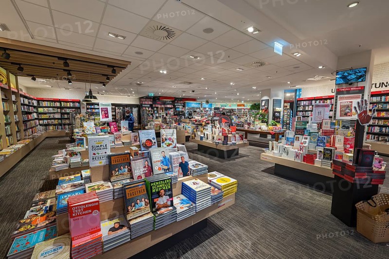 Bookshop in the Forum Allgaeu shopping centre built 2001-2003