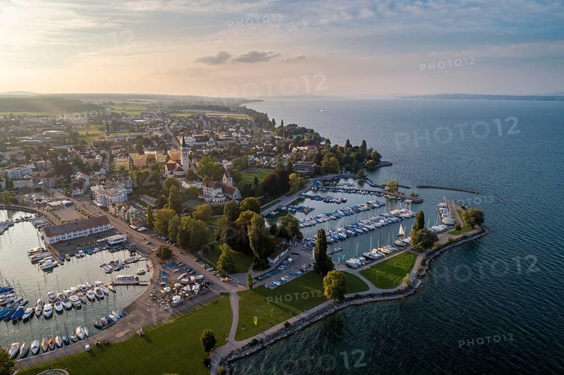 Evening atmosphere at the harbour