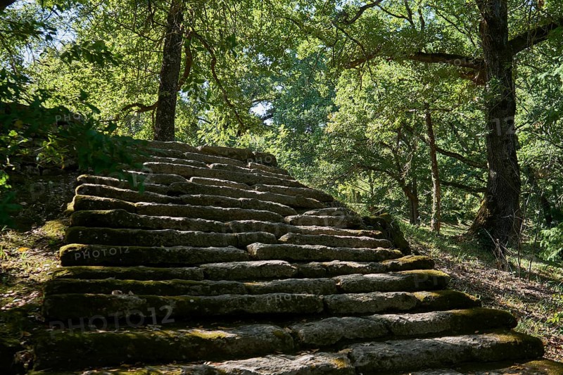 Old stone staircase
