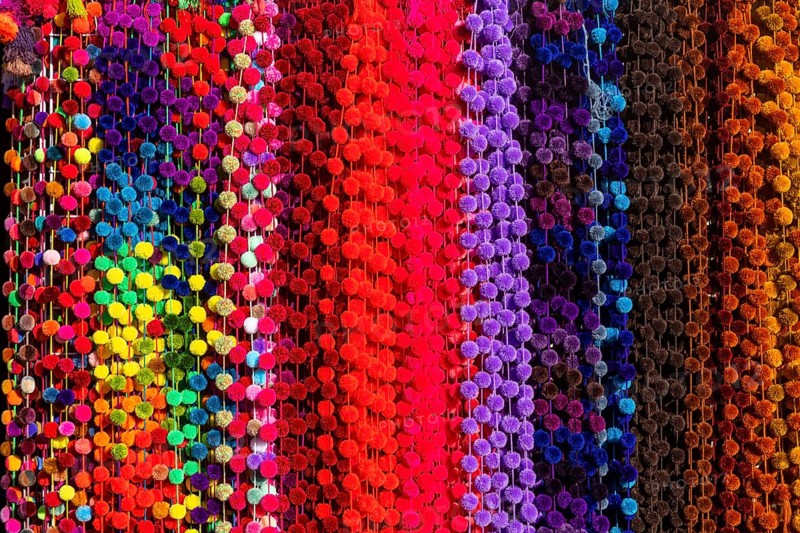 Colourful carpets for sale