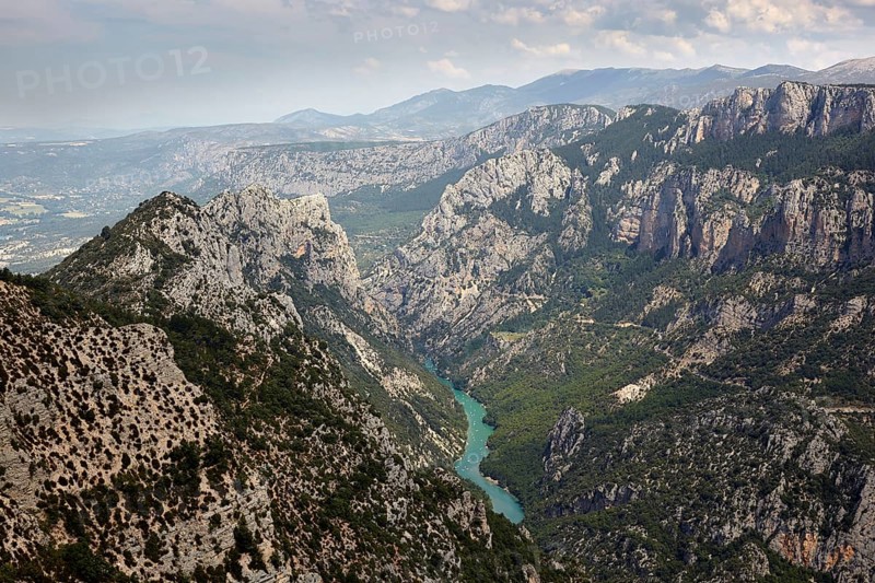 View of the Verdon Gorge