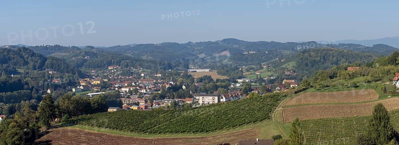 View from the Weinleiten water tower of the municipality of Gamlitz