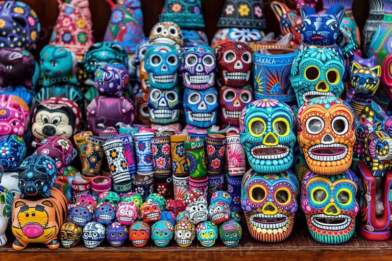 Masks as souvenirs for sale