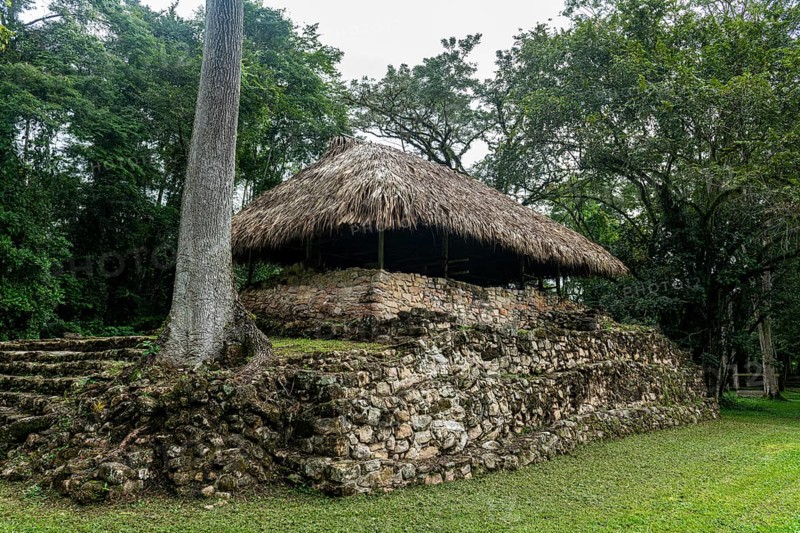 Ancient Maya archaeological site Bonampak