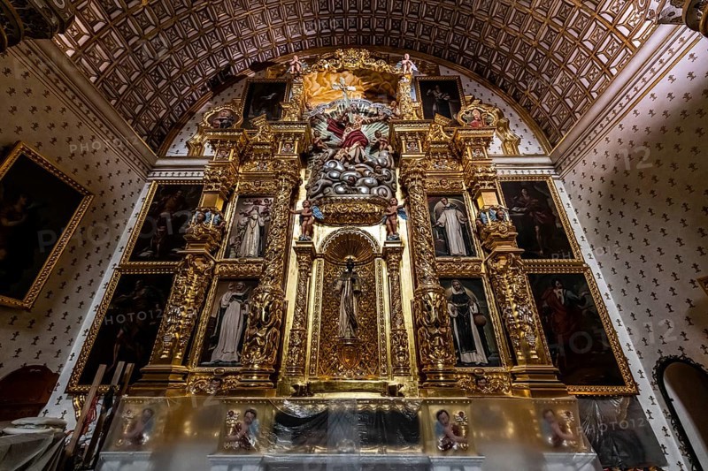 Beautiful interior of the Church of Santo Domingo de Guzman