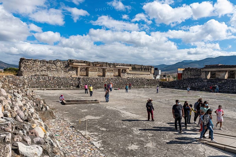 Mitla archeological site from the Zapotec culture