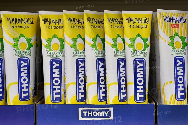 Sales shelf with Thomy mayonnaise
