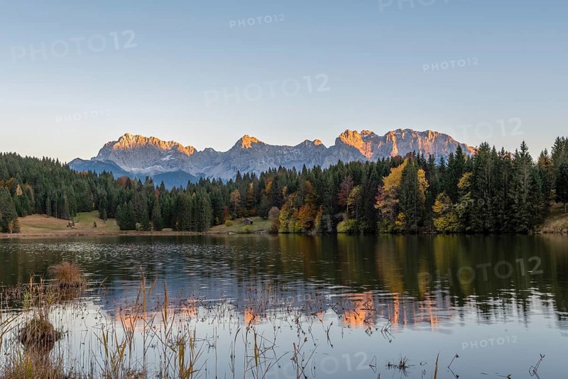 Geroldsee at sunset
