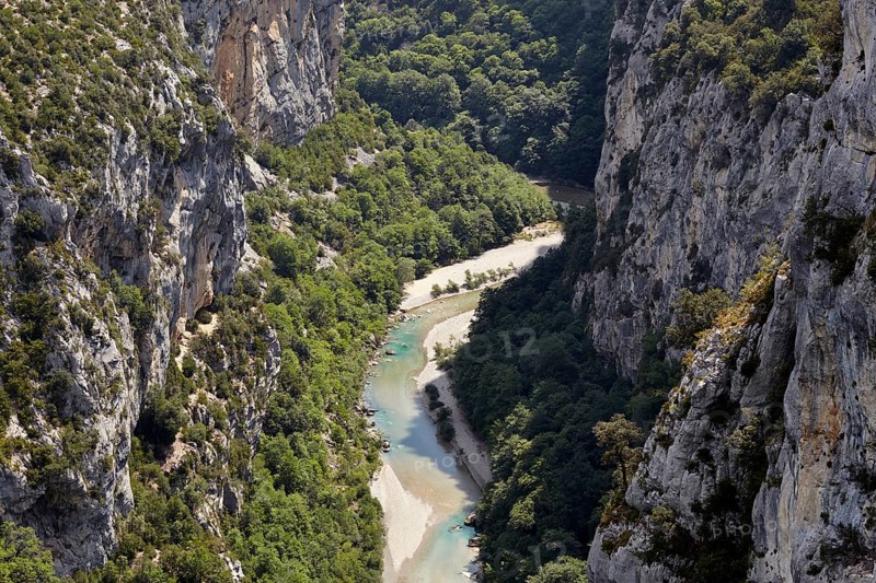 View of the Verdon Gorge