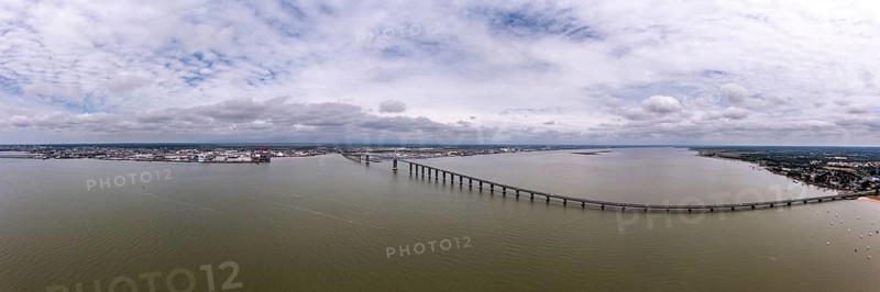 Large panoramic aerial view