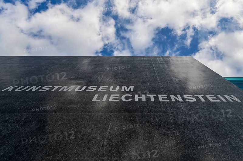 Lettering art museum Liechtenstein
