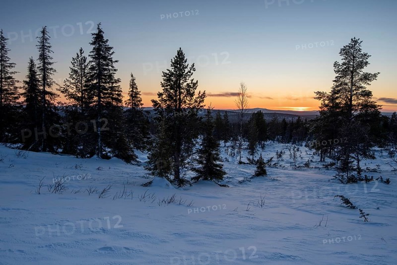 Sunset seen from the top of Pallas