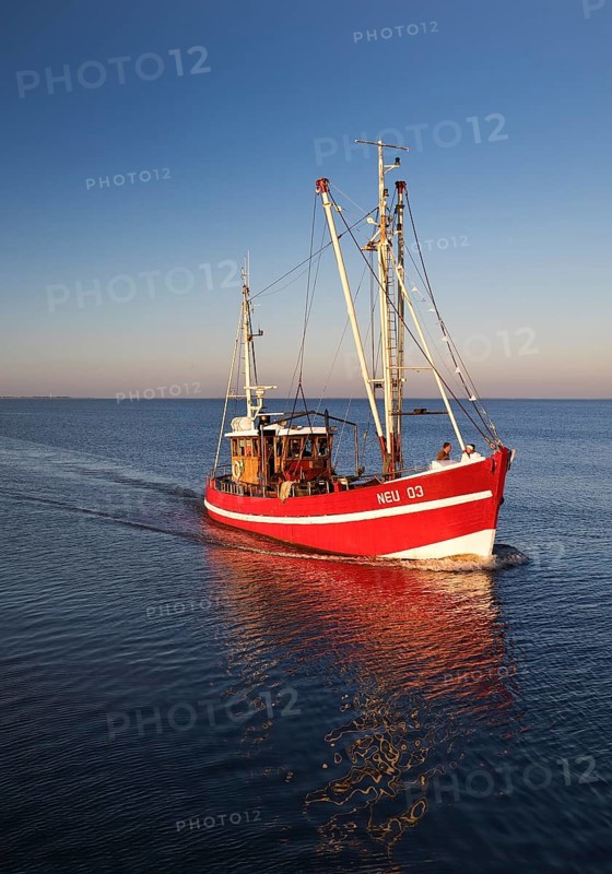 Crab cutter in the North Sea