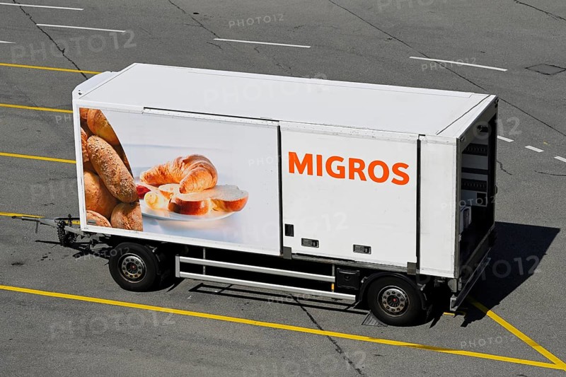 Migros truck trailer
