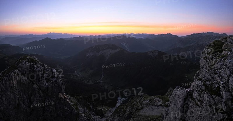 Mountains at dawn