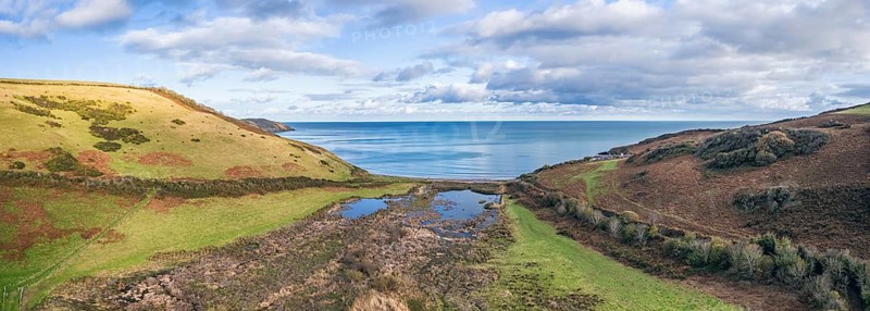 Panorama over Man Sands