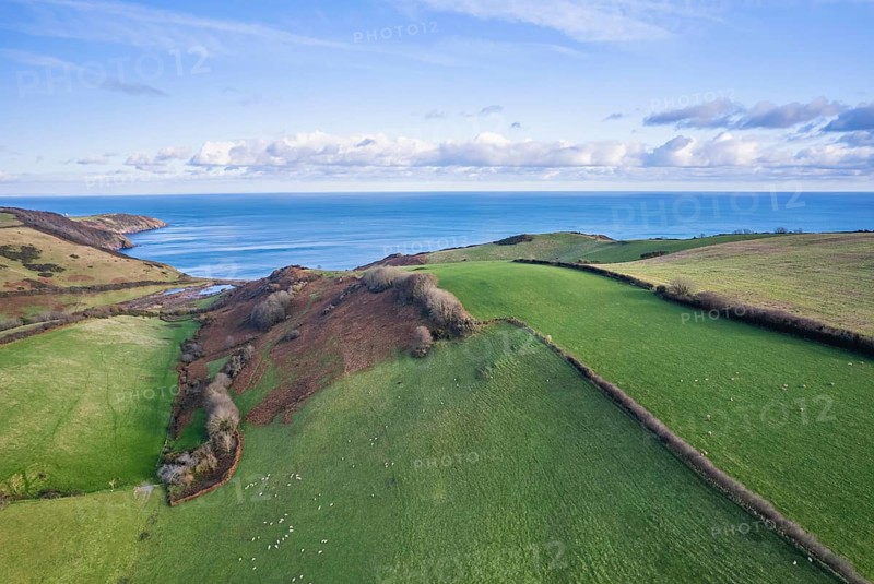 Farmland over Man Sands