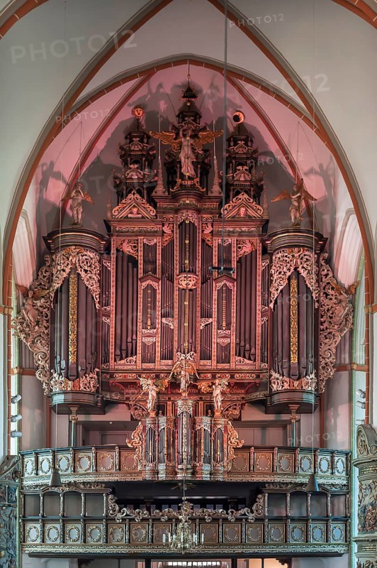 Large baroque organ