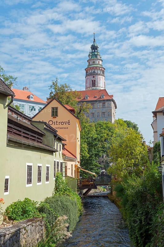 Cesky Krumlov Castle with Castle Tower