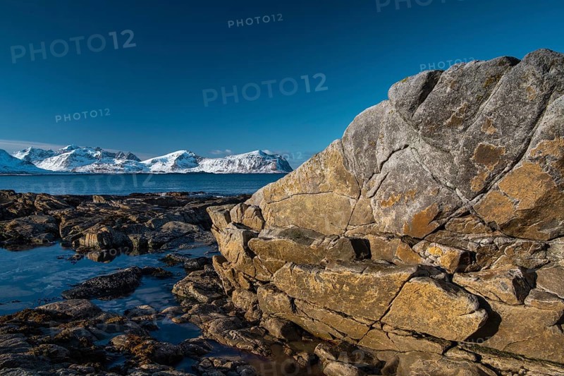 Winter Scandinavian landscape