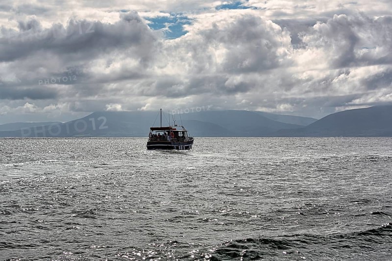 Excursion boat in Dingle Bay