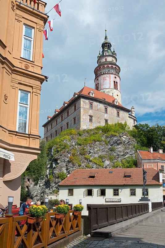 Cesky Krumlov Castle with Castle Tower