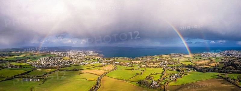 Rainbow over Paignton and Brixham