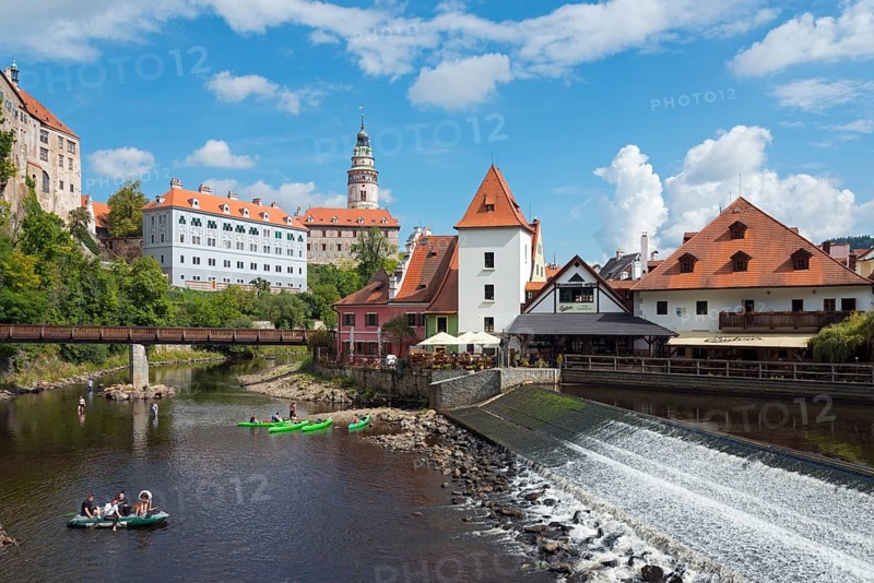Cesky Krumlov Castle with Castle Tower