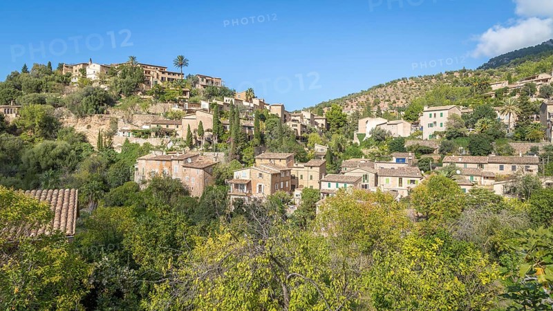 View of Deia village