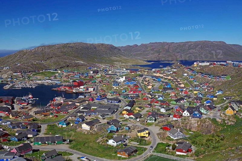 View over a sprawling town