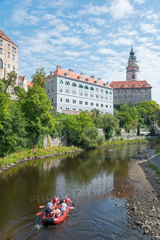 Cesky Krumlov Castle with Castle Tower