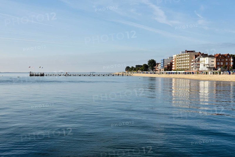 Water area and beach of Wyk auf Foehr