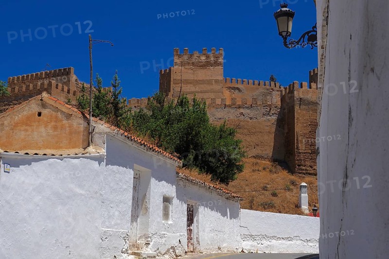 Castle in cave district of Guadix