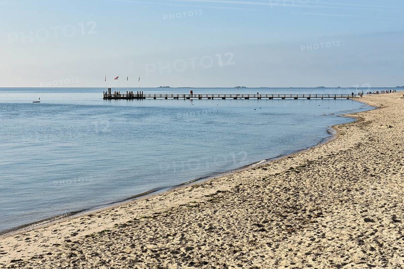 Water area and beach of Wyk auf Foehr